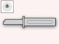 Formhalter für Vierkantprofil 19-27mm, UT-SQ-19 / 27-32