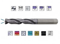 SK Bohrer 3,2 x 50mm 3xD TiAlN 140° DIN6539, Innenchl. , TRITON