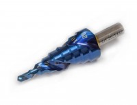 Stufenbohrer für Metall 4-20mm HSS-XE BLU mit Spiralnut, Karnasch