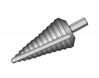 Stufenbohrer für Metall 6-30mm HSS mit geradem Schlitz mit Sechskant, CZTOOL