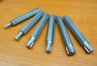 Bit 10mm steckbar TORX T45 , Länge 75mm