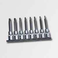 Satz verlängerter Einsteckköpfe TORX T20-T50 Länge 100 mm