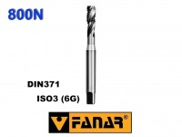 Maschinengewindebohrer M4 HSSE ISO3 (6G) DIN371 Spiral ( 40°), FANAR