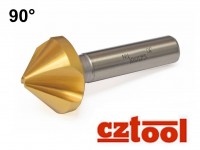 Dreikantsenker 90° HSS/E TiN DIN335C , CZTOOL