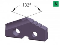 Bohreinsatz HSSE-PM 132° für NE-Materialien, Karnasch