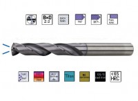 SK Bohrer 5,0 x 95 mm 8xD TiAlN 140° DIN6539, Innen Kühl. , TRITON