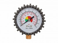 Manometer zu Pneufüller 12 Bar mit unterem Gewinde