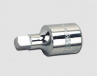 Steckbarer 1/2"-Innensechskant mit Außenvierkant 10 mm