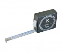 Meter einrollbar 3 m ČSN 251146 kalibriert , KMITEX