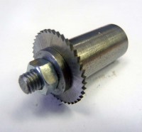 Dorn 5 mm für Aufnahme des Scheibesägchens , Schaft 12 mm