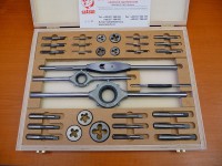 Satz der Gewindebohrer und der Gewindeöhre BSW 1/8"- 1/2"NO, W 1-II, CZTOOL