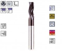 Hartmetall-Eckenschneider lang 3bř. 45° TiAlN, CERANIT